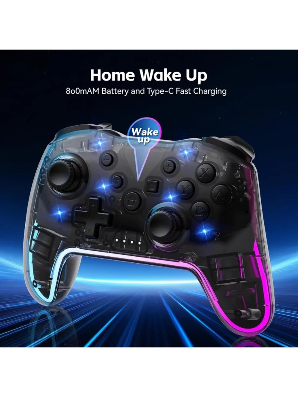 Ergonomic Wireless Game Controller for Switch, PC, iOS & Android - Ultimate